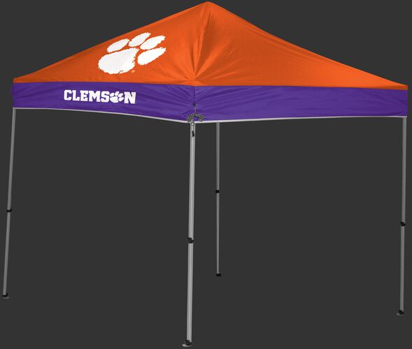 Rawlings Orange and purple NCAA Clemson Tigers 9x9 Canopy Shelter With Team Logo and Name SKU #04033010111