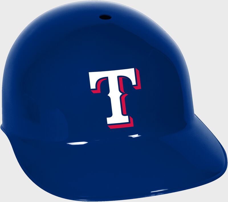 A blue MLB Texas Rangers replica helmet - SKU: 01950022111