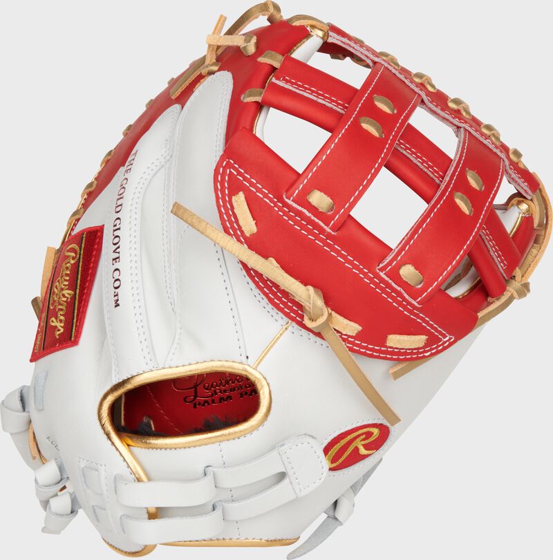 Liberty Advanced Color Series 34 in Catcher's Mitt, White/Scarlet, Right