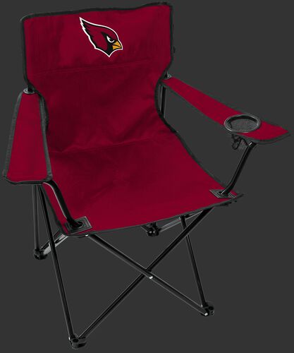 Front of Rawlings Cardinal Red NFL Arizona Cardinals Gameday Elite Chair With Team Logo SKU #00551081111