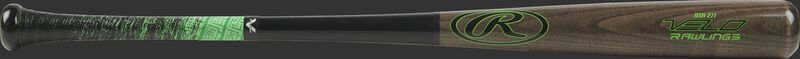 R271AV Velo ash wood bat with a grey barrel and black handle