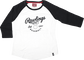 Front of Rawlings White/Navy Women's EST Raglan Baseball T-Shirt - SKU #RA30002-400 image number null