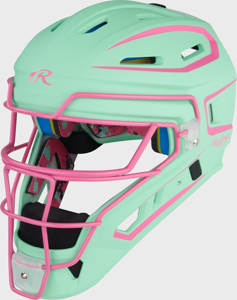 Limited Edition Mach Splatter Catcher's Gear Set, Mint/Pink, Intermediate