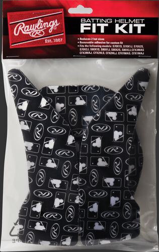 Rawlings Black Coolflo Fit Kit for Batting Helmets SKU #CFXFK