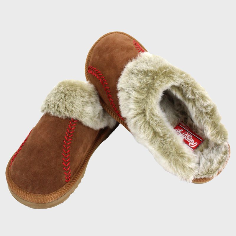 A pair of Women's Baseball Stitch Slides - SKU: RF50006-200 loading=