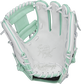 Shell palm view of ocean mint and white 2021 HOH Pro Preferred Hybrid 11.5-inch infield glove image number null