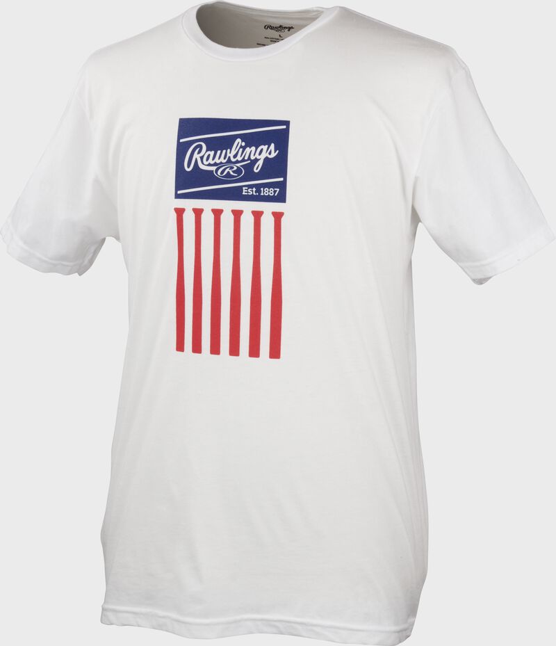 Rawlings Adult Bat Flag T-Shirt