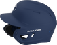 Left-side view of Mach Left Handed Batting Helmet with EXT Flap | 1-Tone, Navy image number null