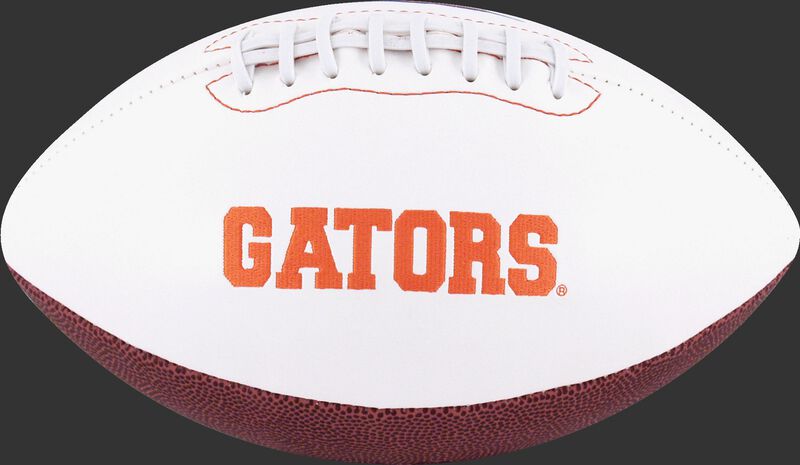 White NCAA Florida Gators Football With Team Name SKU #05733022122