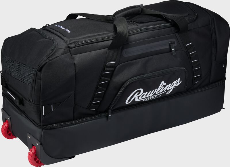 Rawlings YADI2 Luggage Wheeled Equipment Bag, Black