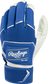 Back of a royal 2022 workhorse batting glove with a royal Rawlings patch - SKU: WH22BG-R image number null