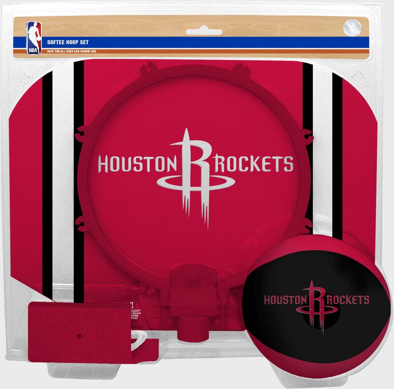 Rawlings Red and White NBA Houston Rockets Softee Hoop Set With Team Logo SKU #03544209114