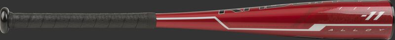 TBZQ11 Rawlings USA -11 t-ball bat with a red barrel and black grip