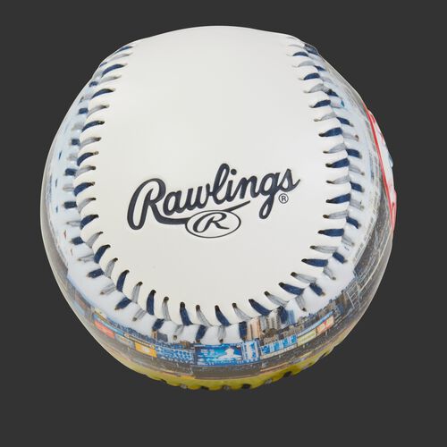 Rawlings logo on a New York Yankees team stadium ball