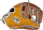Web back view of 11.5-Inch Rawlings Heart of the Hide R2G infield glove image number null