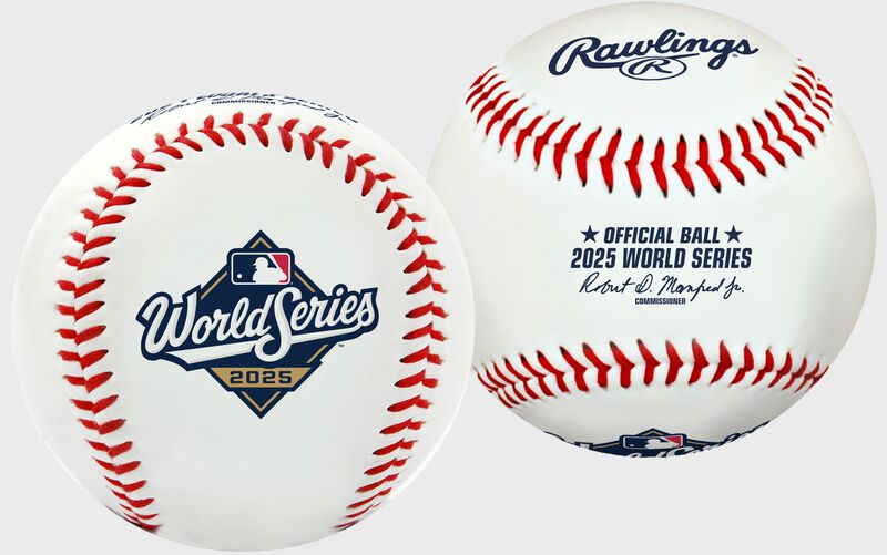 A 2025 World Series replica baseball loading=