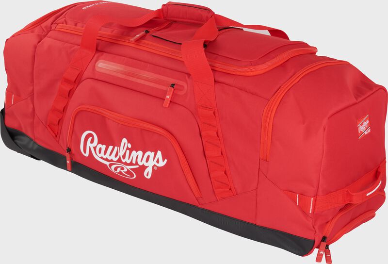 Yadi 2 Wheeled Equipment Bag, Scarlet