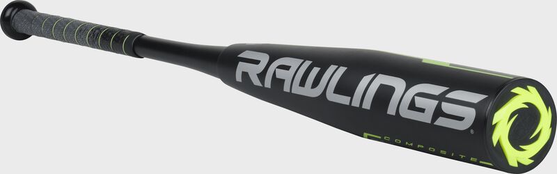 UT9Q12 Rawlings Quatro Pro -12 bat with a black barrel and grey/black grip