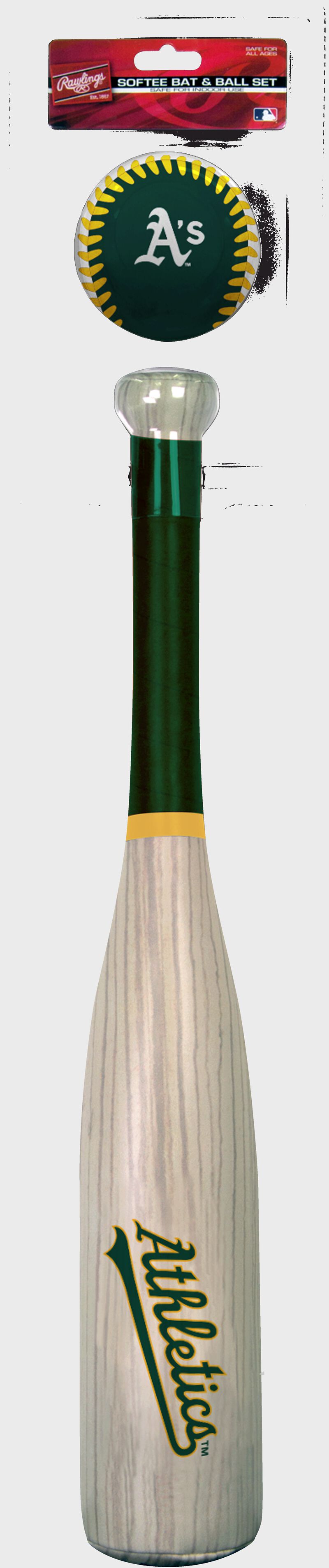 An Oakland Athletics grand slam softee bat & ball set - SKU: 07380003111