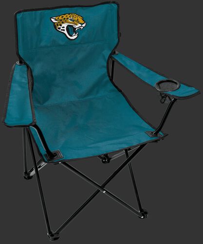 Front of Rawlings Teal NFL Jacksonville Jaguars Gameday Elite Chair With Team Logo SKU #00551091111