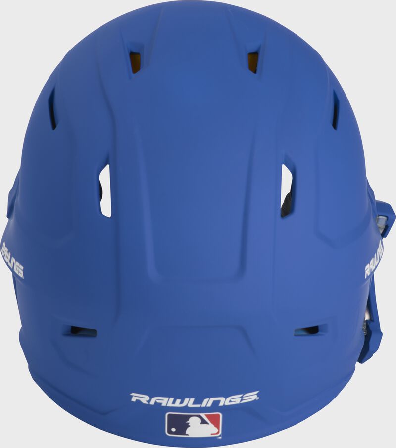 Back view of Rawlings Mach Carbon Batting Helmet - SKU: MAAL