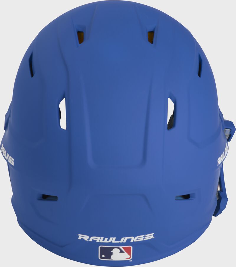 Back view of Rawlings Mach Carbon Batting Helmet - SKU: MAAL loading=