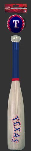 MLB Texas Rangers Bat and Ball Set