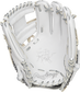 White palm of a Rawlings Heart of the Hide R2G glove with platinum laces: SKU: RSGPROR204W-2W image number null