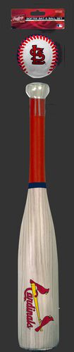 MLB St Louis Cardinals Bat and Ball Set