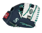Thumb of a navy/white Seattle Mariners 10-Inch team logo glove with a white I-web and Mariners logo on the thumb - SKU: 22000015111 image number null
