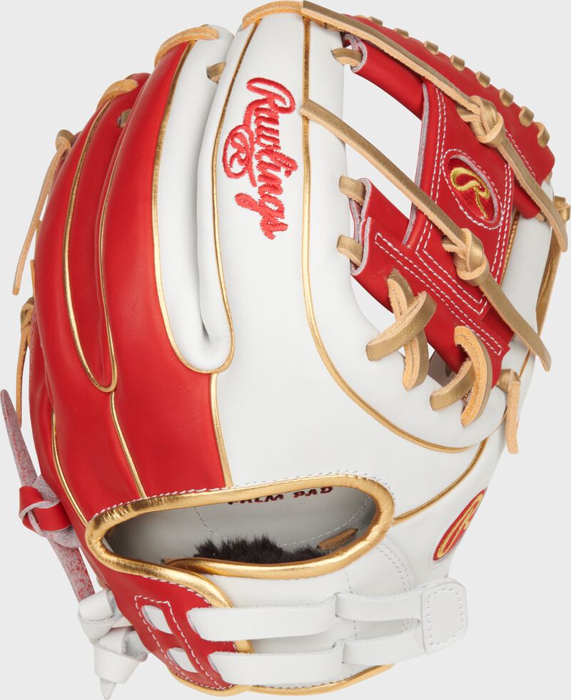 Liberty Advanced Color Series 11.75 in Infield Glove, White/Scarlet, Right
