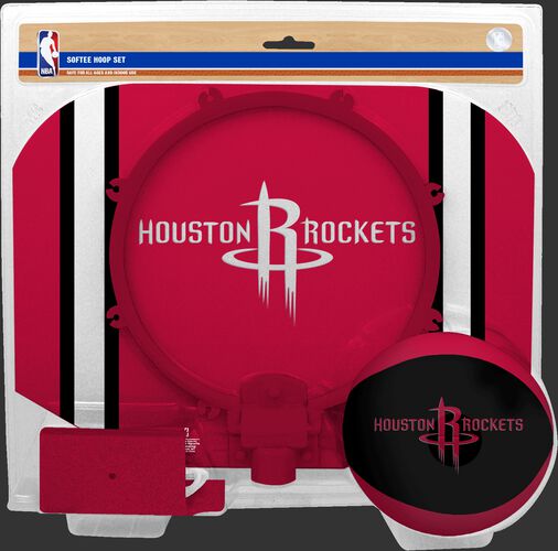 Rawlings Red and White NBA Houston Rockets Softee Hoop Set With Team Logo SKU #03544209114