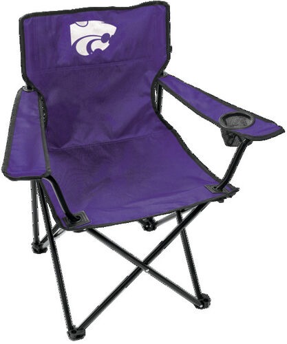 Front of Rawlings Purple NCAA Kansas State Wildcats Gameday Elite Chair With Team Logo SKU #00563033111