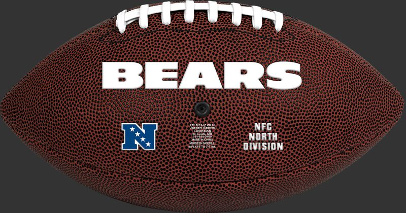 Brown NFL Chicago Bears Football With Team Name SKU #07081062811