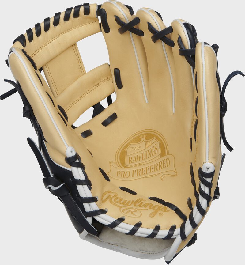 Shell palm view of 11.5-inch Rawlings Pro Preferred I-Web glove