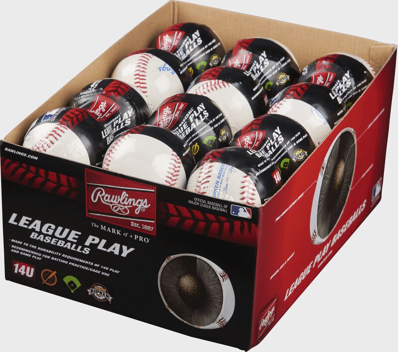 24 Pack Cal Ripken 14U League Play Baseballs