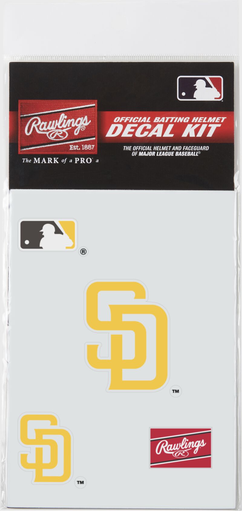 A San Diego Padres replica decal kit