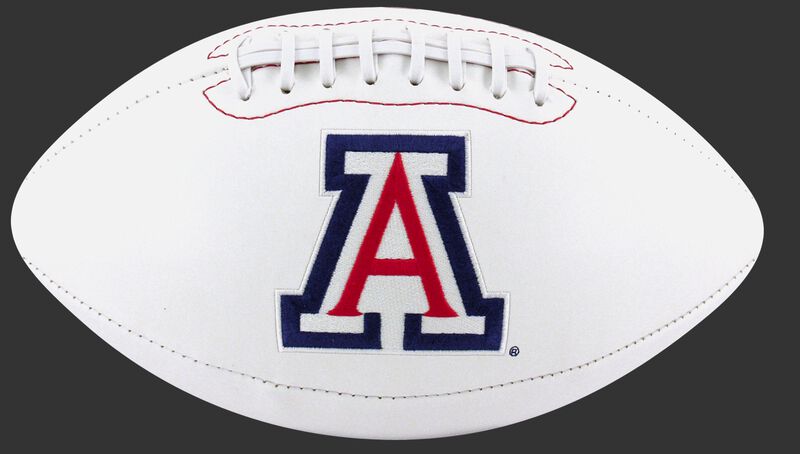 White NCAA Arizona Wildcats Football With Team Logo SKU #05733068121