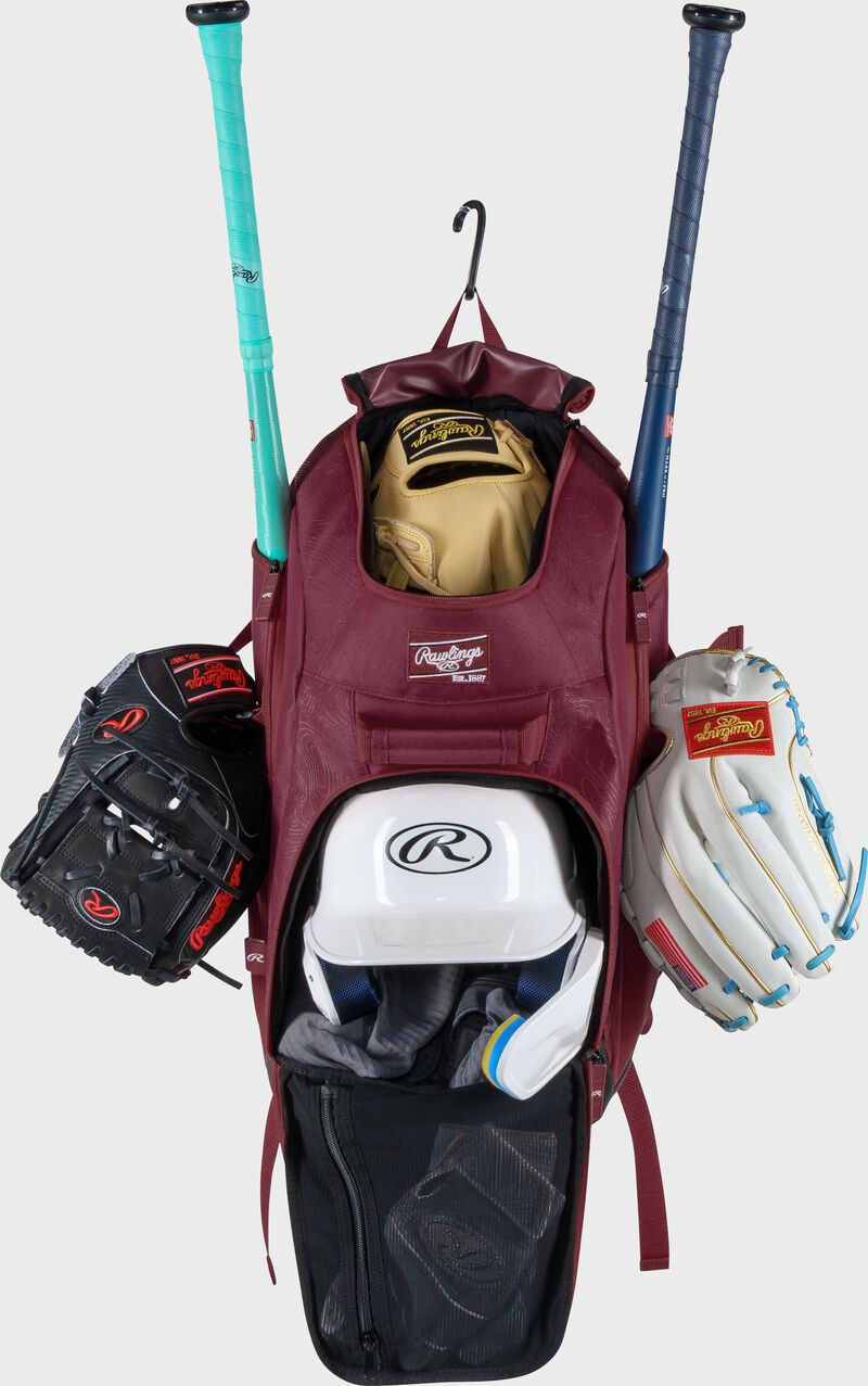 Franchise 2 Players Backpack, Maroon
