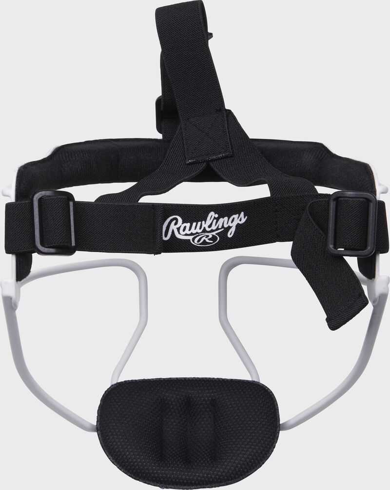 Rawlings Hi-Viz Softball Fielder's Mask, White, Youth
