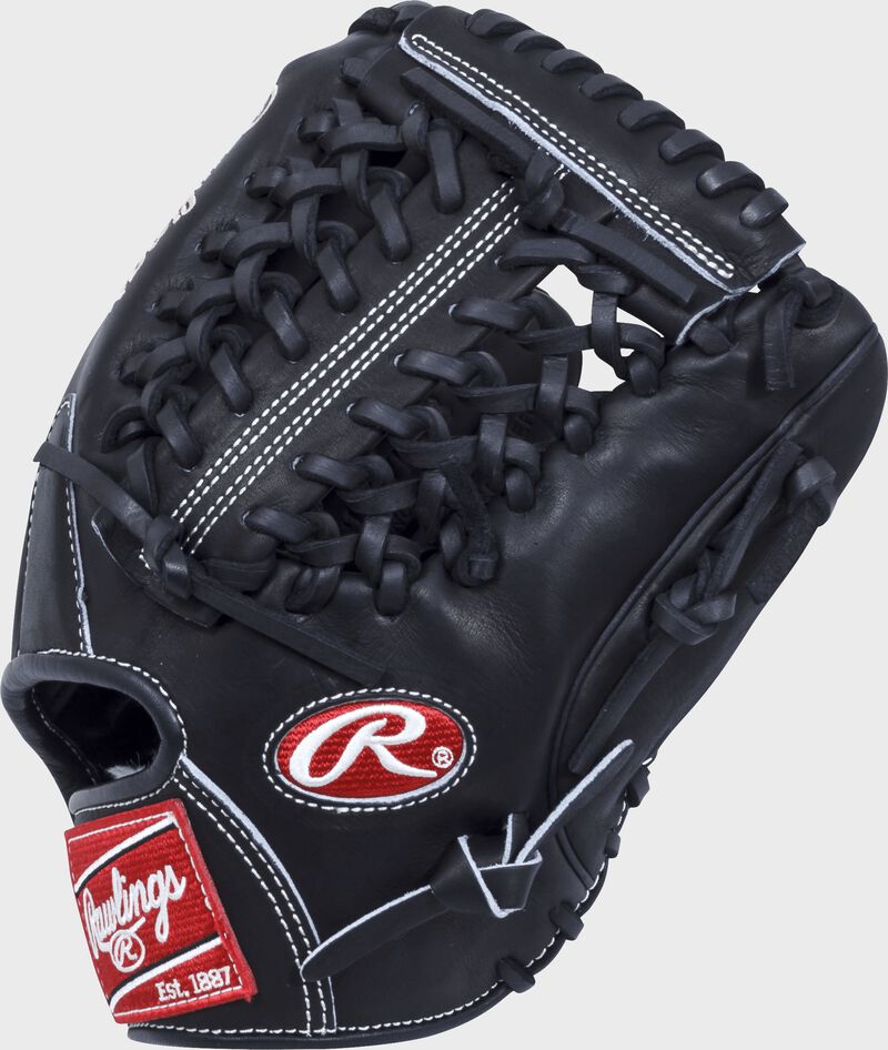 Thumb Pro Preferred 12 in infield/pitcher glove with a black modified trap-eze web - SKU: PROS12MTKBPRO