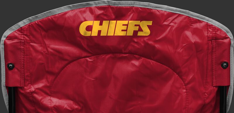Back of Rawlings Red NFL Kansas City Chiefs Chair With Team Name SKU #02771071111