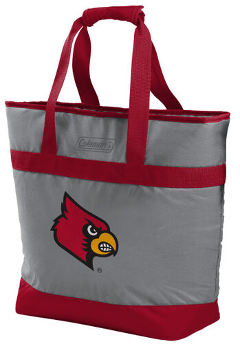 Rawlings Louisville Cardinals 30 Can Tote Cooler In Team Colors With Team Logo On Front SKU #07883078111