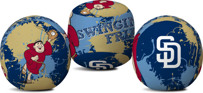 Rawlings San Diego Padres Quick Toss 4'' Softee Baseball With Team Mascot On Front In Team Colors SKU #01320019114