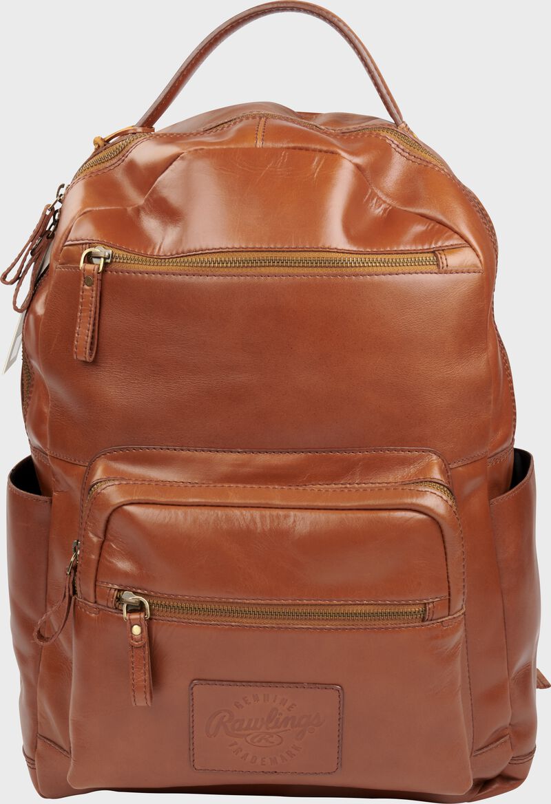 Leather backpack