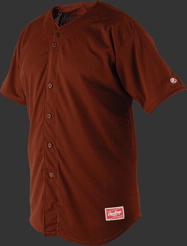 Front of Rawlings Cardinals Adult Short Sleeve Jersey - SKU #RBJ167