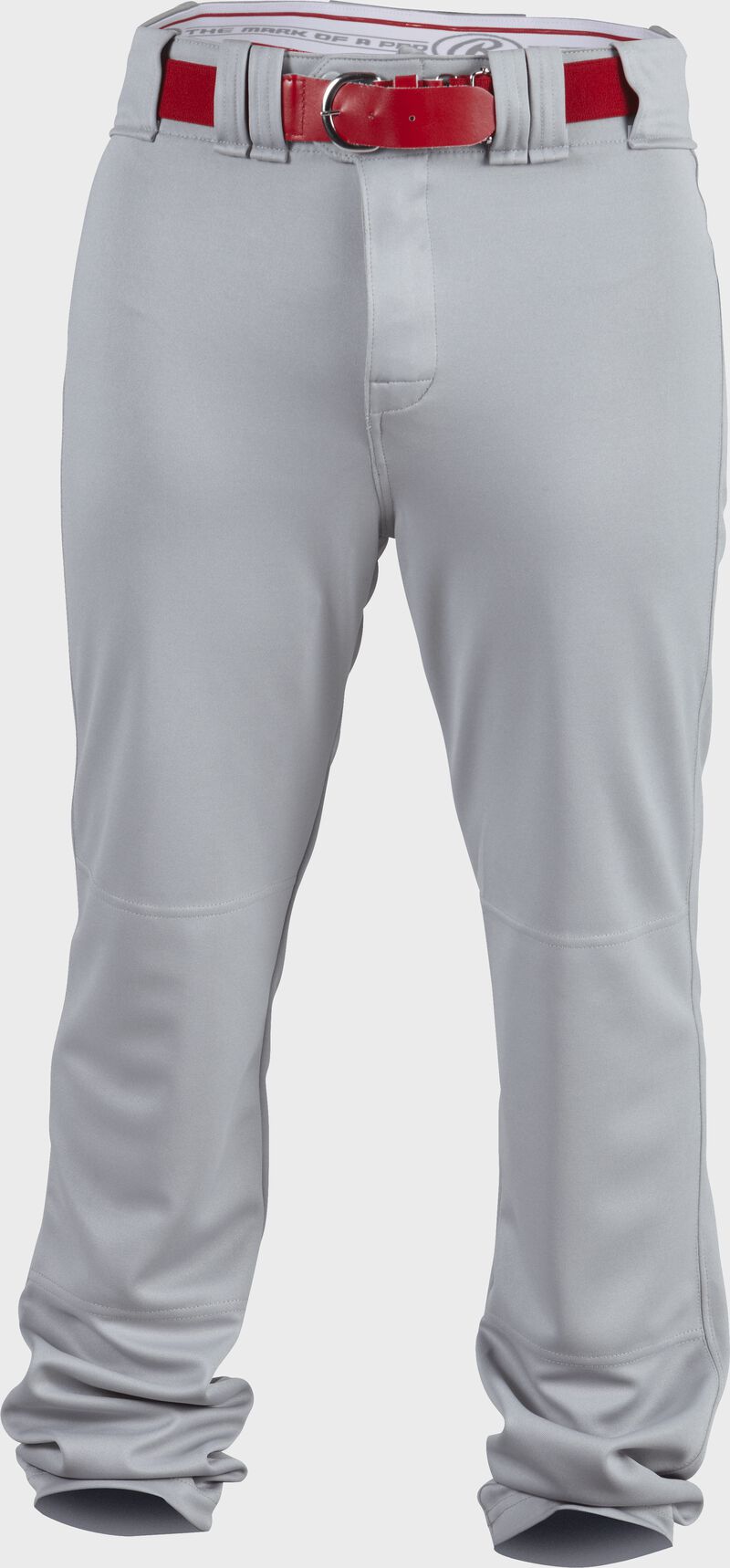 Front of Rawlings Blue Gray Adult Premium Straight Baseball Pant - SKU #PPU140