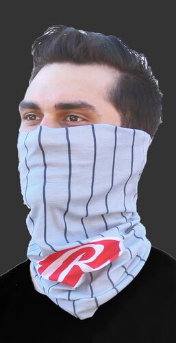 Rawlings Multi-Functional Head and Face Gear | Grey Pinstripe