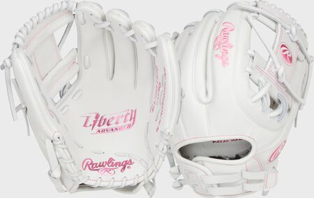Liberty Advanced Color Series 11.75 in Infield Glove, White/Pink Liberty Advanced Color Series 11.75 in Infield Glove, White/Pink