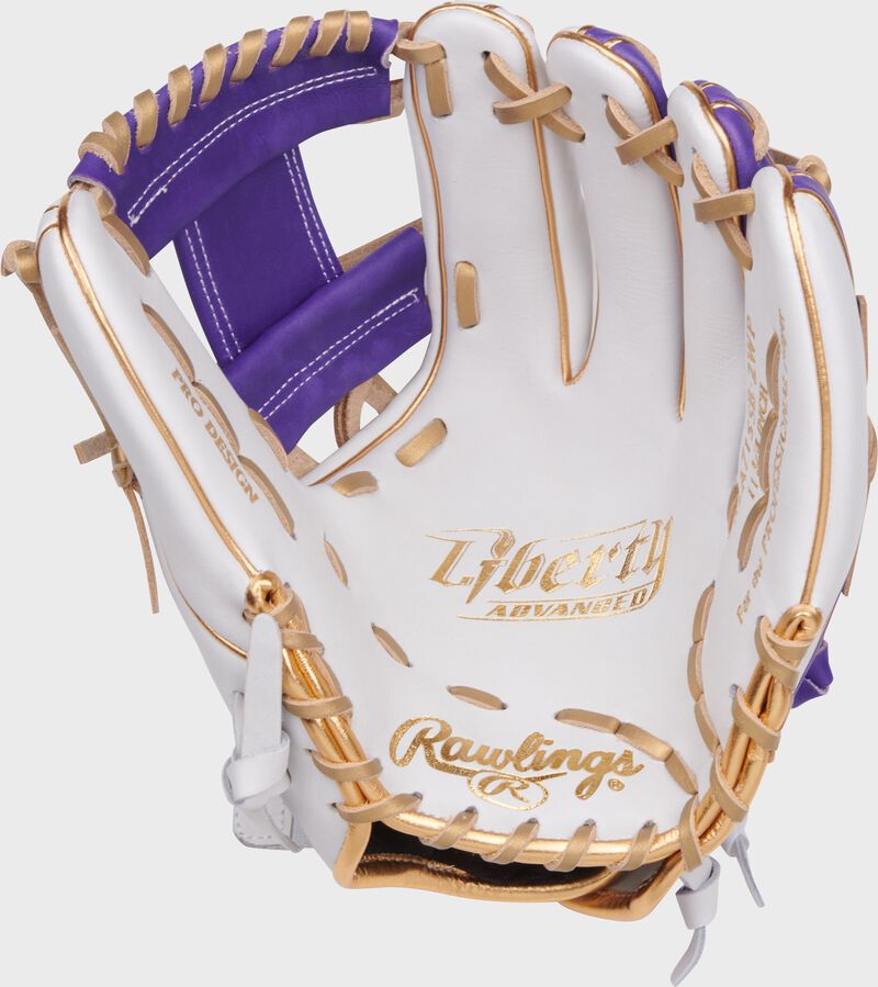 Liberty Advanced Color Series 11.75 in Infield Glove, White/Purple, Right